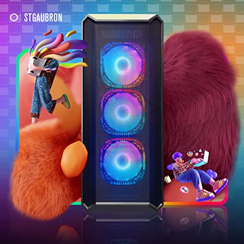 Gaming Desktop PC, Radeon RX 560, Intel Core i5, 16GB RAM, 512GB SSD L15417