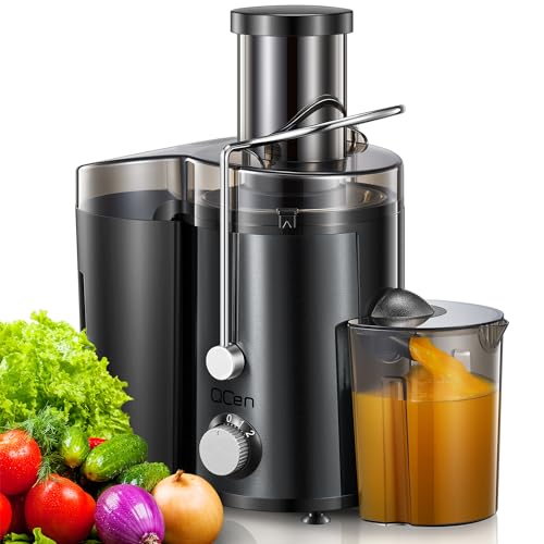 Juicer Machine, 800W Centrifugal Extractor with Wide Mouth Feed Chute, Stainless Steel, BPA-free Y425329