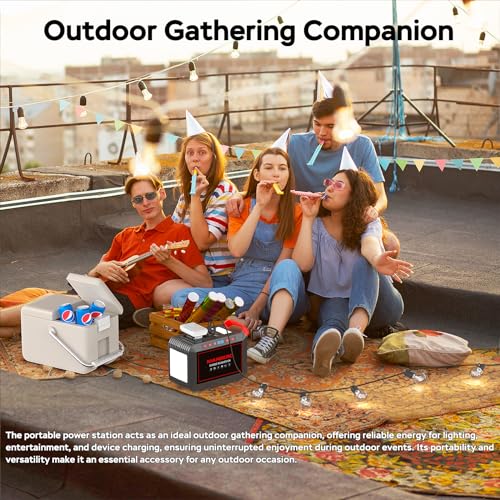 Portable Power Station 88Wh Camping Lithium Battery Solar Generator Fast Charging with AC Outlet N28722