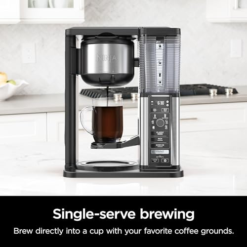 Coffee Maker with Rapid Cold Brew, 4 Brew Styles, 12-Cup Carafe, Black L957858