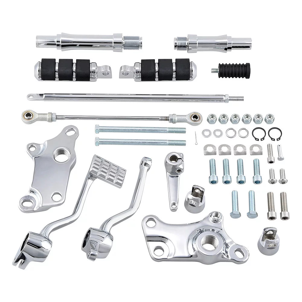 Chrome Billet Forward Controls Kit for Harley Sportster XL 883 1200 1991-2003 T7480