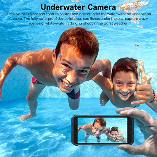 Rugged Smartphone 8150mAh Battery 16MP Underwater Camera IP68 Waterproof 4G Dual SIM Unlocked Z4166