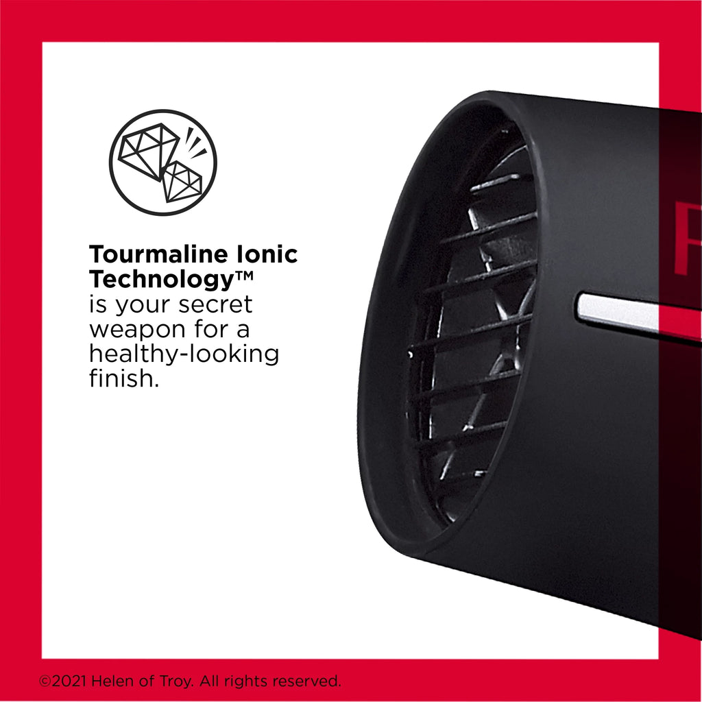 Ceramic Hair Dryer with Retractable Cord, Black C6788