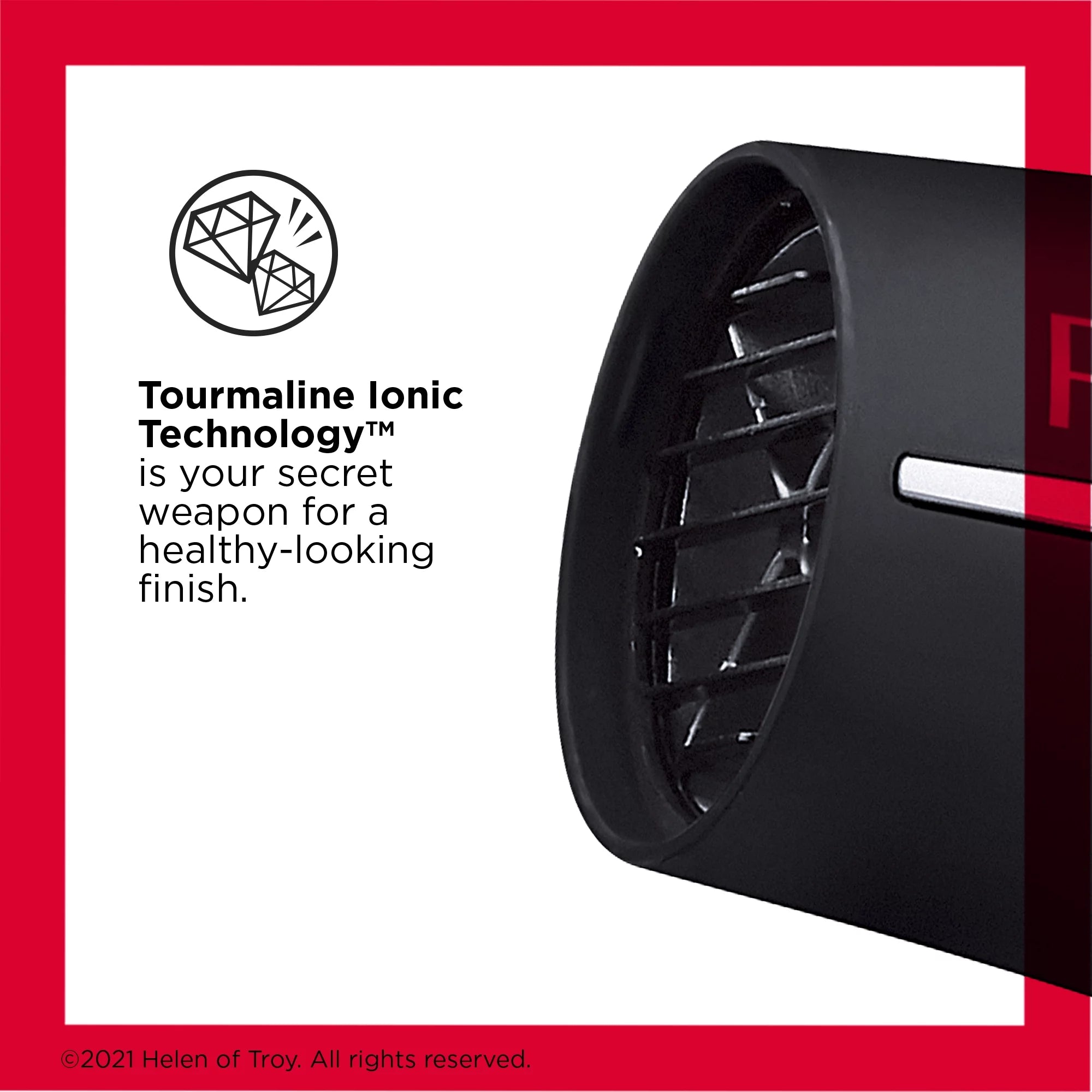 Ceramic Hair Dryer with Retractable Cord, Black C6788