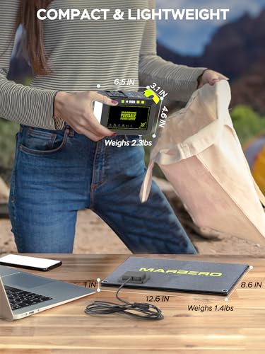 Portable Power Station 88Wh Camping Lithium Battery Solar Generator Fast Charging with AC Outlet N28722