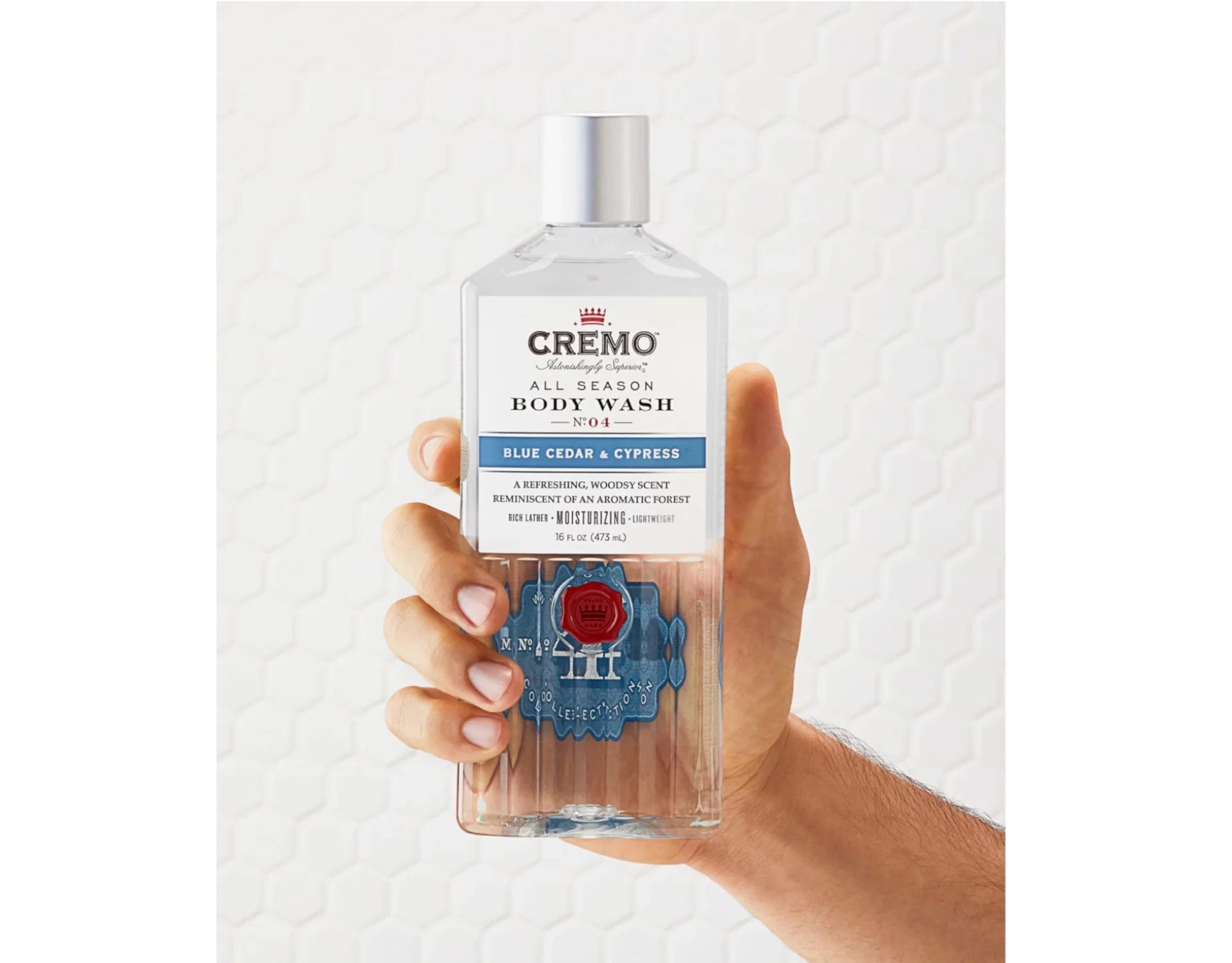 Body Wash, Blue Cedar & Cypress, 16 Fl Oz, Pack of 6 S14556