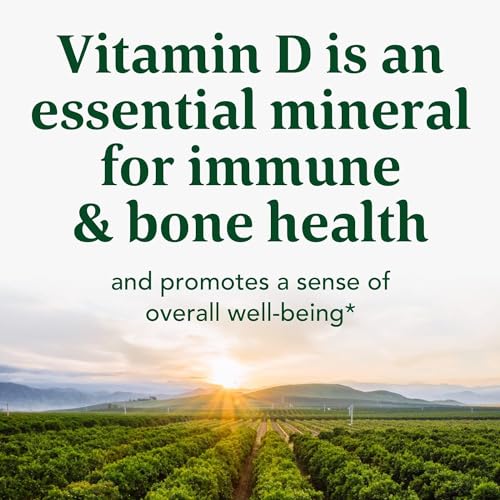 Vitamin D3 2000 IU Supplement, Immune & Bone Support, 90 Tablets Q577