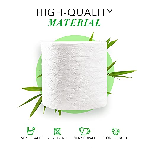 Bamboo Toilet Paper 2-Ply with Kitchen Towel, 24 Rolls X314488