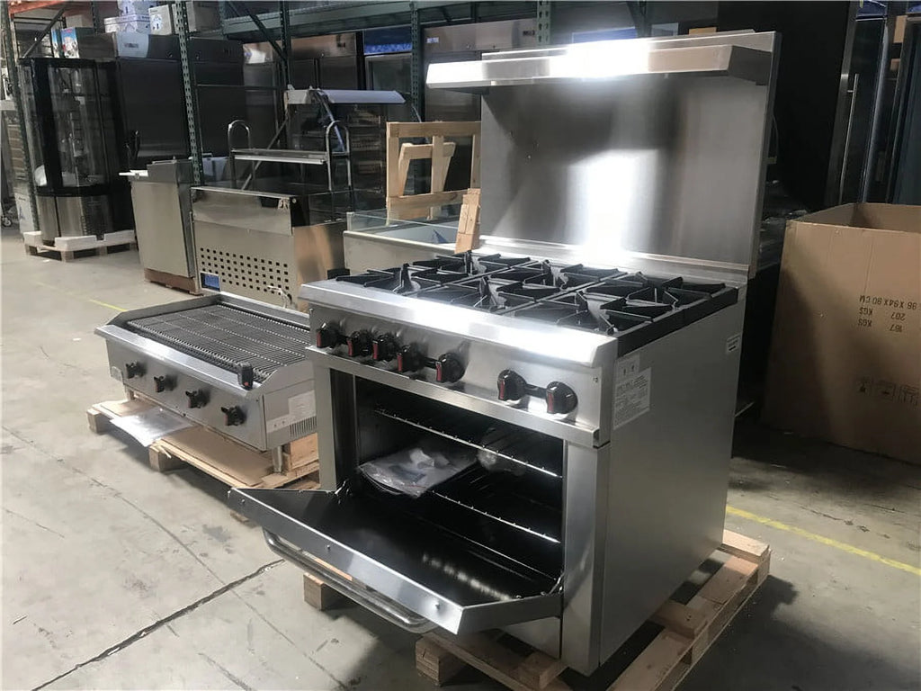 6 Burner Commercial Range & Oven with Natural Gas and Propane C15647