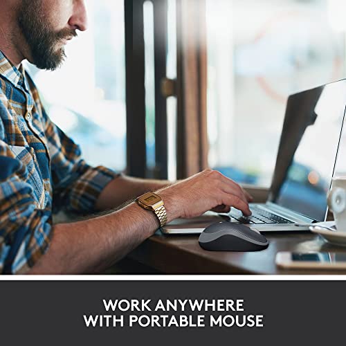 Wireless Mouse, 2.4GHz USB Receiver, 12-Month Battery, 1000 DPI Optical Tracking I608686