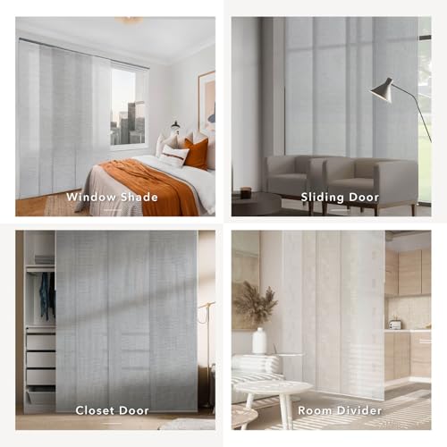 Adjustable Sliding Track Vertical Blinds for Windows, Room Dividers S278