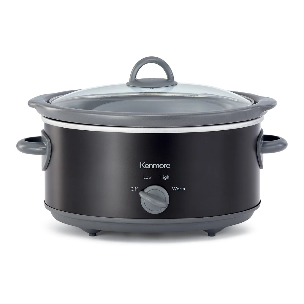 Slow Cooker, 5 qt, Dial Control, Black T8483