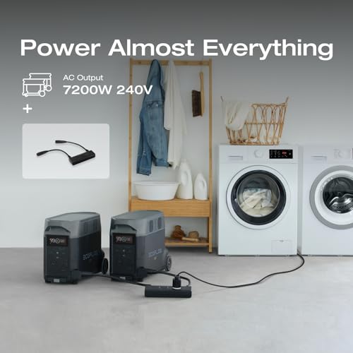 8000Wh Home Battery Backup with 50 Amp Hub, 120/240V 8000W Output P16882