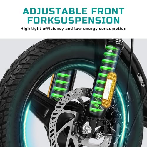 Foldable Electric Bike for Adults, 560W Motor, 48V Battery, 24MPH P514170