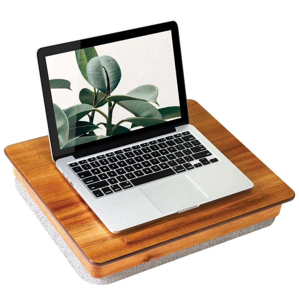 Acacia Wood Lap Desk with Storage F3966