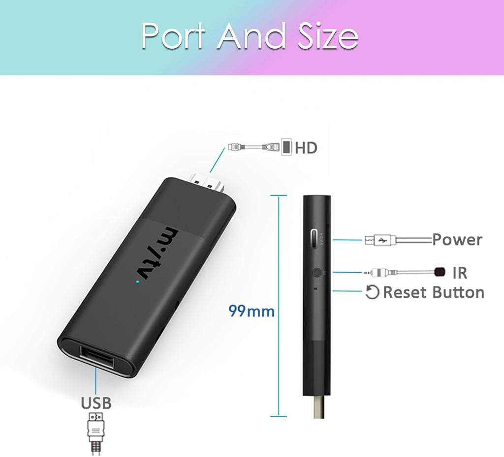 4K Smart TV Stick with Voice Remote, 2GB 16GB, Quad Core, WiFi J714422