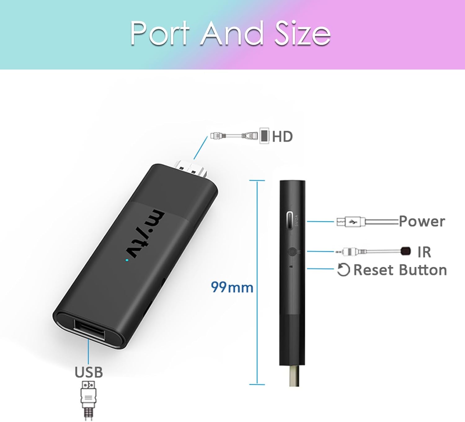 4K Smart TV Stick with Voice Remote, 2GB 16GB, Quad Core, WiFi J714422