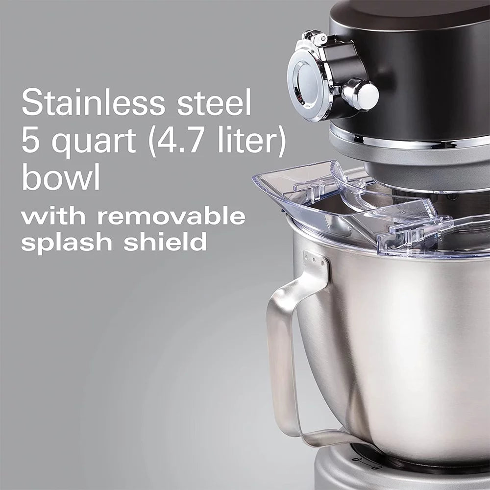 Stand Mixer, 5 Quart, Specialty Attachment Hub with Kitchen Timer O572381