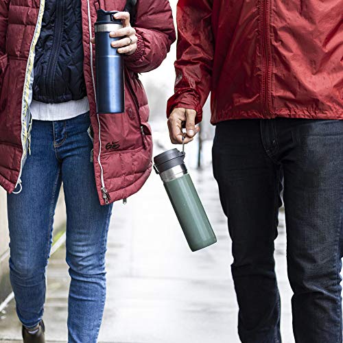 Insulated Stainless Steel Water Bottle 36 oz with Push Button Lid P799245