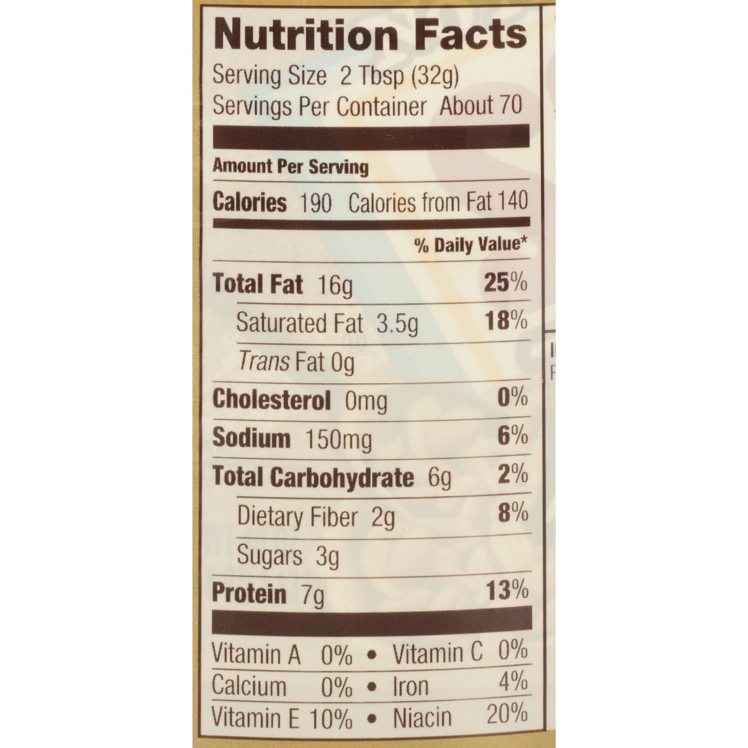 Natural Creamy Peanut Butter Spread, 40 oz Twin Pack W52045