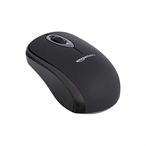 Wireless Optical Computer Mouse with USB Nano Receiver, Black P88471