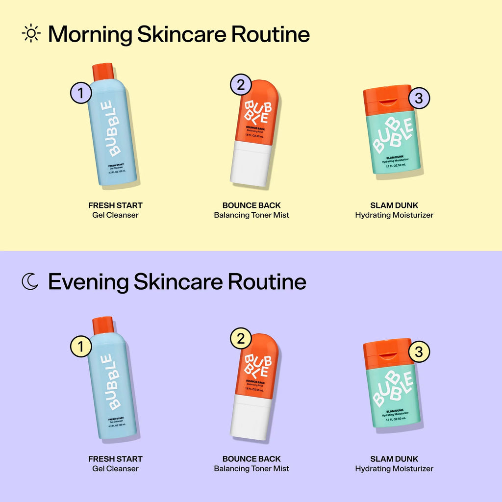 Hydrating Skincare Routine Bundle for Normal to Dry Skin, Set of 3 D8024