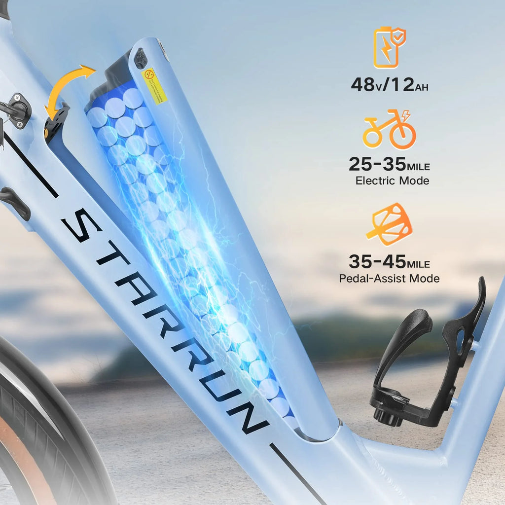 Electric Bike for Adults, 500W, 48V 12Ah, 7-Speed N5037
