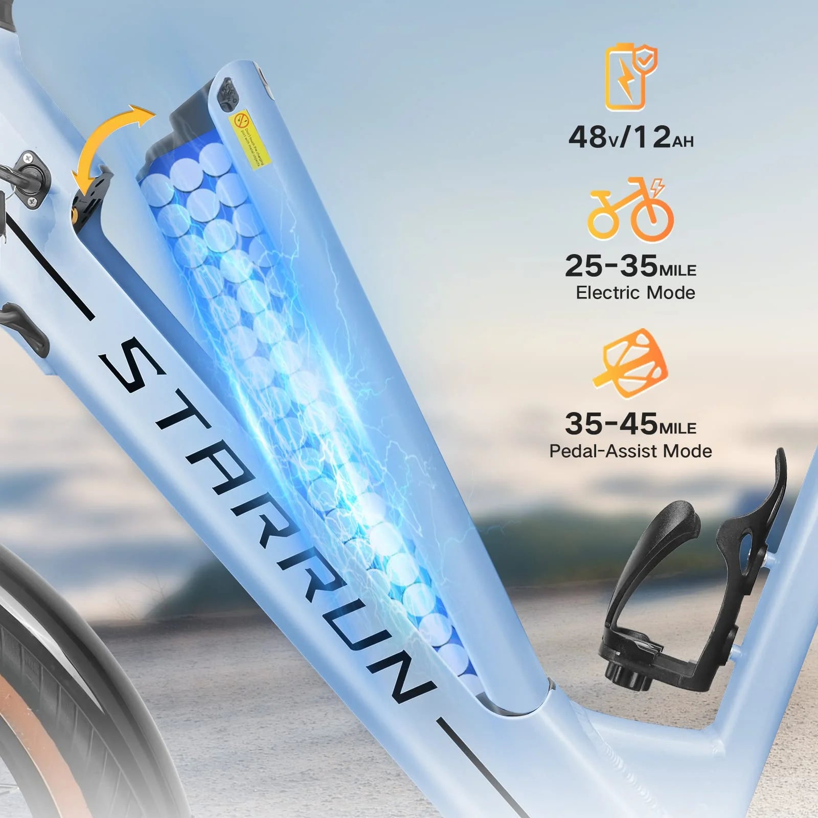 Electric Bike for Adults, 500W, 48V 12Ah, 7-Speed N5037