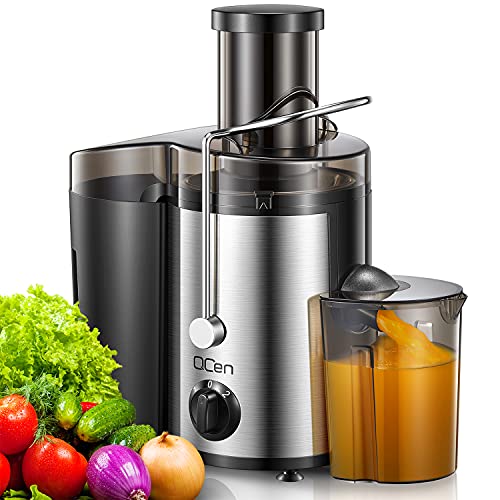 Juicer Machine, 800W Centrifugal Extractor with Wide Mouth Feed Chute, Stainless Steel, BPA-free Y425329