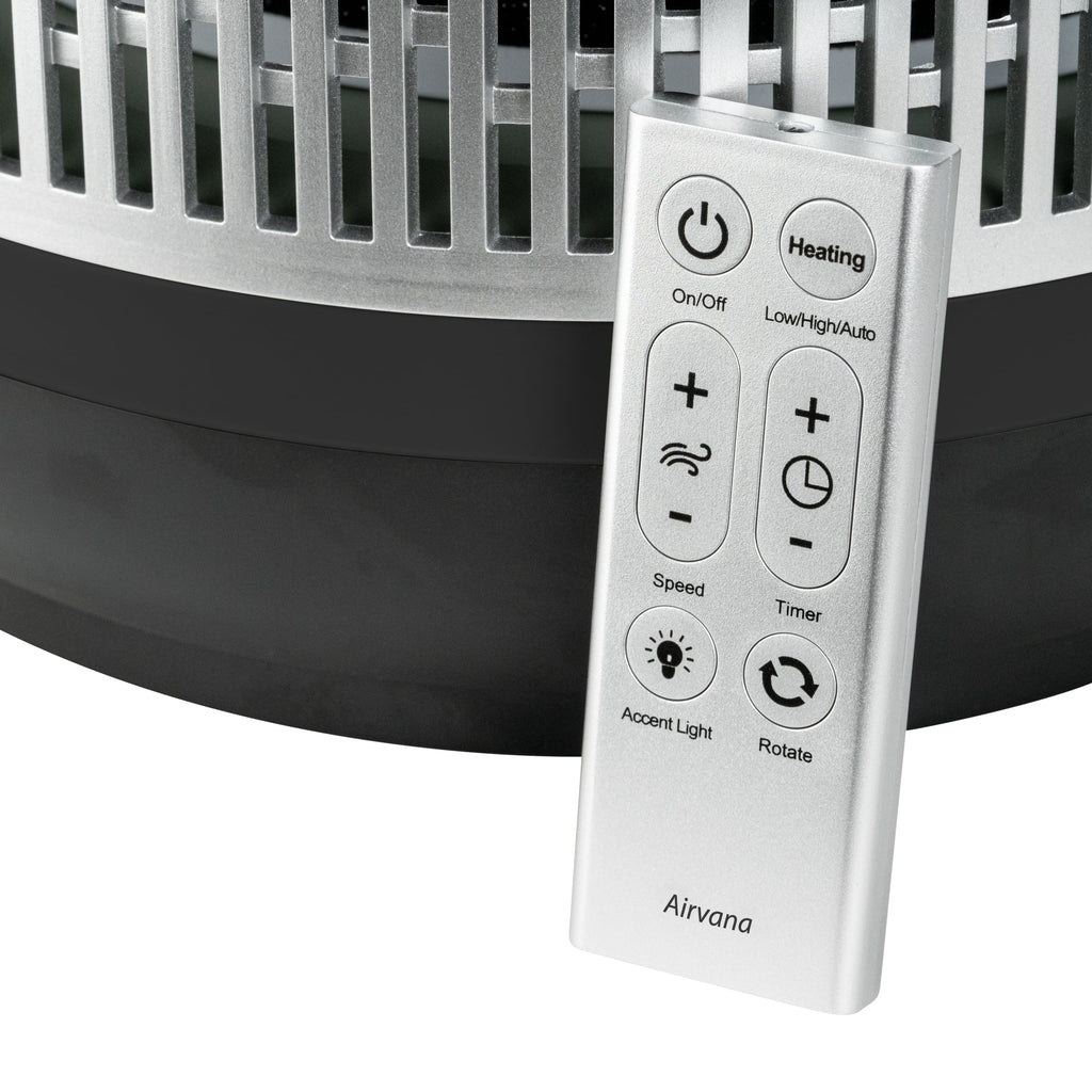 3-in-1 Air Purifier Heater Fan, Black C577397