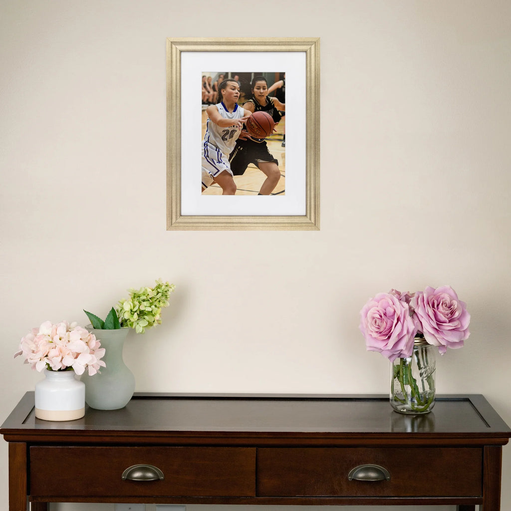 16x20 Inch Muted Gold Picture Frame with Plexi Glass N1452