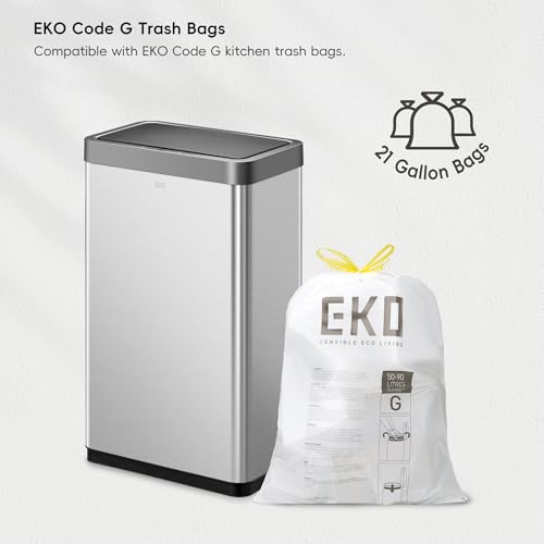 Touchless Motion Sensor Trash Can, 13.2 Gallon, Brushed Stainless Steel A497976