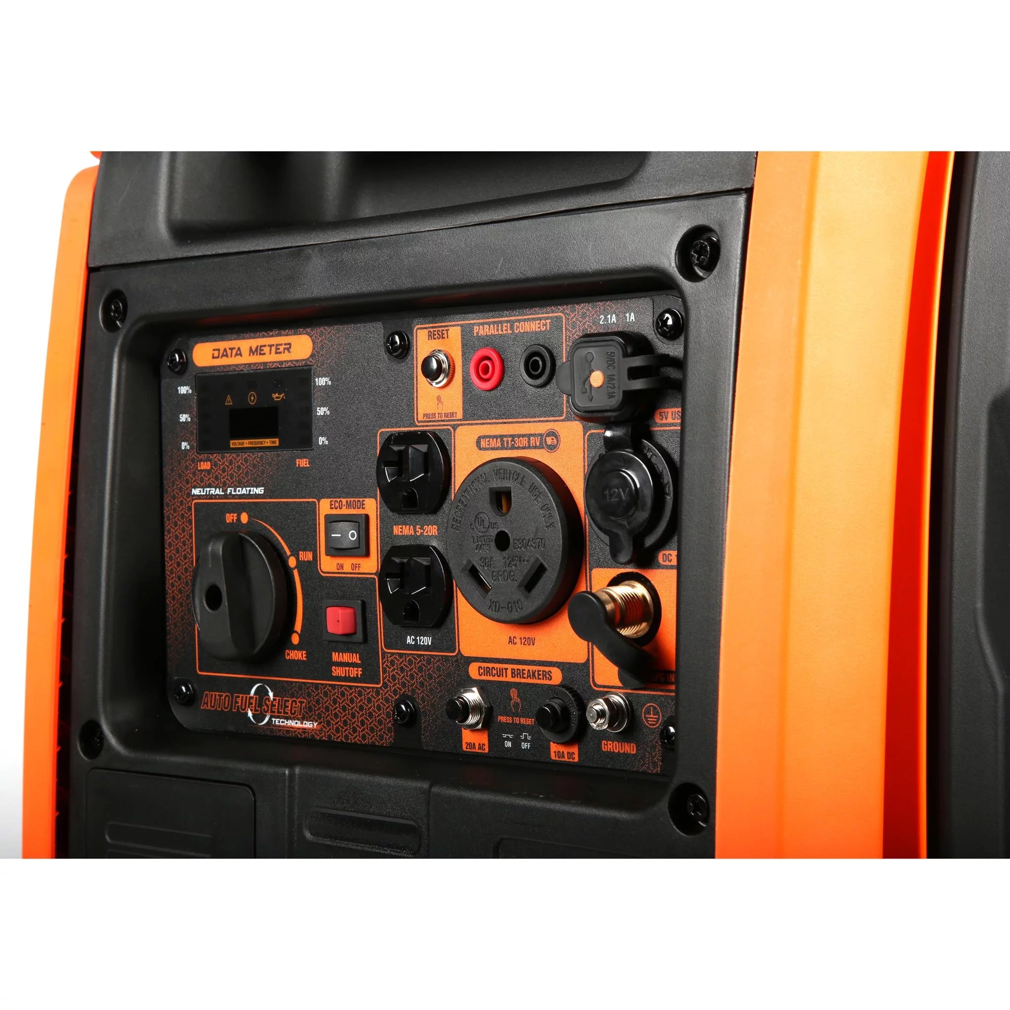 4500-Watt Dual Fuel Portable Inverter Generator M689