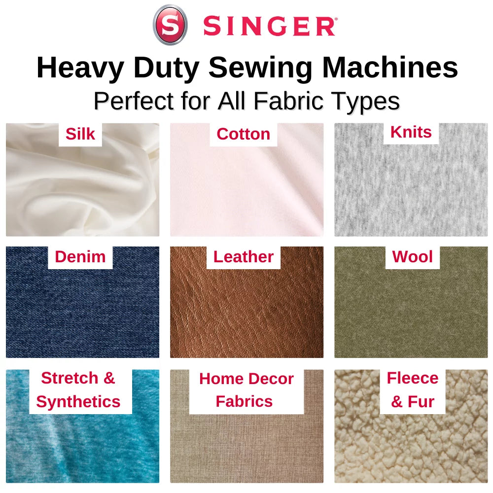 Heavy Duty Sewing Machine with 97 Stitch Applications A76479