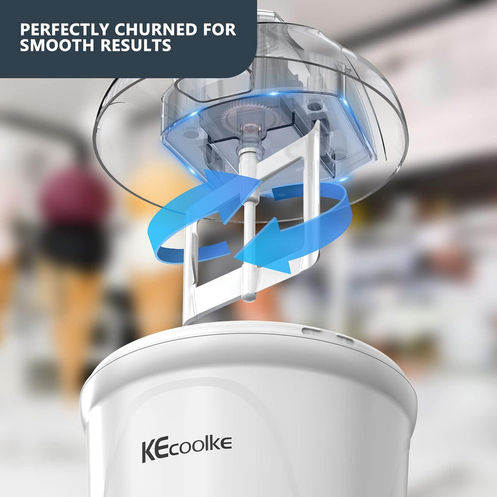 Ice Cream Maker, Electric Soft Serve Machine, 1.5 Quart Frozen Yogurt S786489