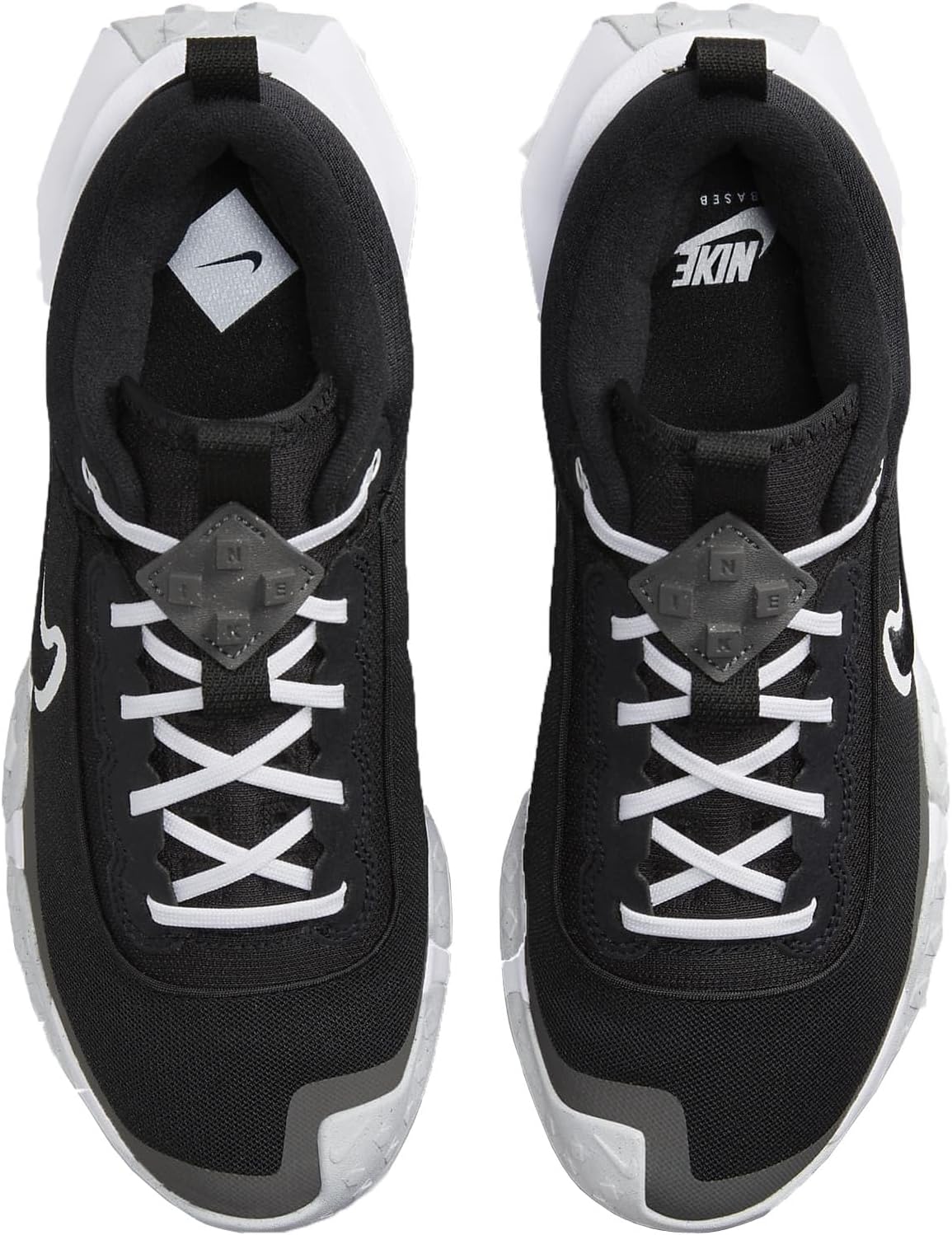 Men's Baseball Shoes Black Iron Grey White H51552