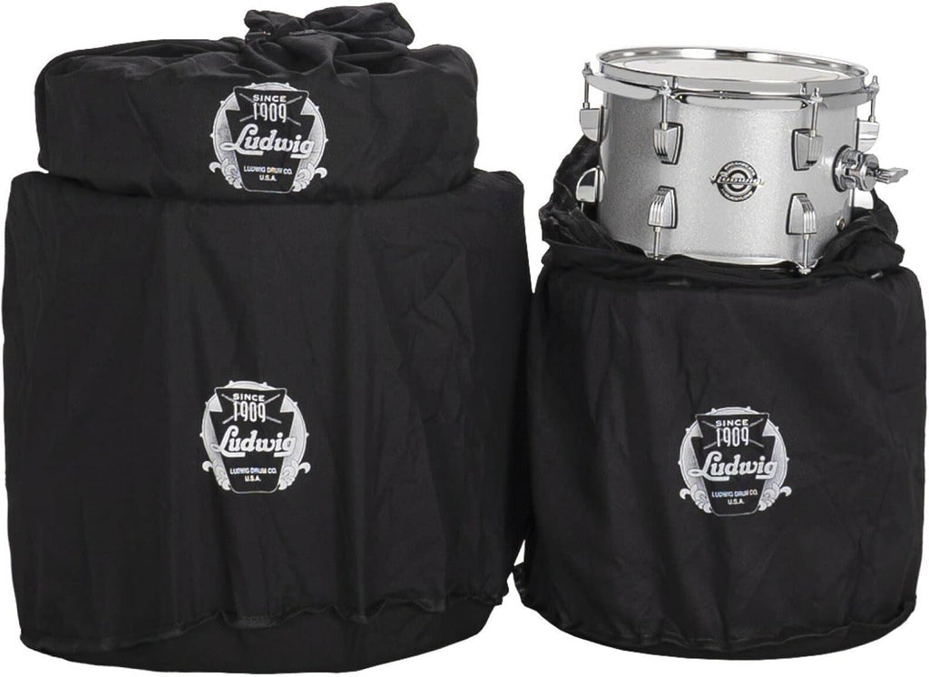 4-Piece Drum Set Shell Pack, Silver Sparkle B959715