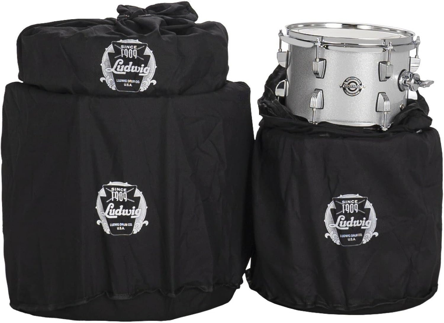 4-Piece Drum Set Shell Pack, Silver Sparkle B959715
