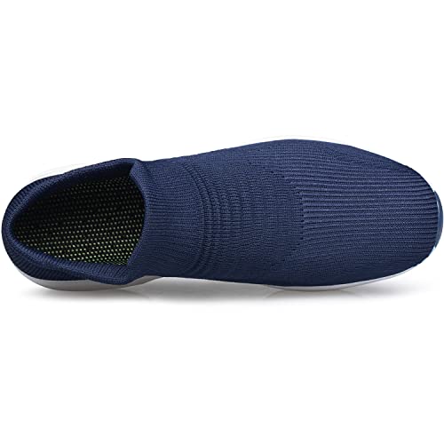 Women's Walking Shoes Slip on Casual Sock Sneakers Q9562