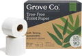 Grove Co. Bamboo Toilet Paper Tree Free & Septic Safe Bath Tissue, Ultra Soft, Durable, & Absorbent 3 Ply Sheets (1 Roll = 44.4 sq ft) Bulk Toilet Paper (Pack of 18 Rolls)