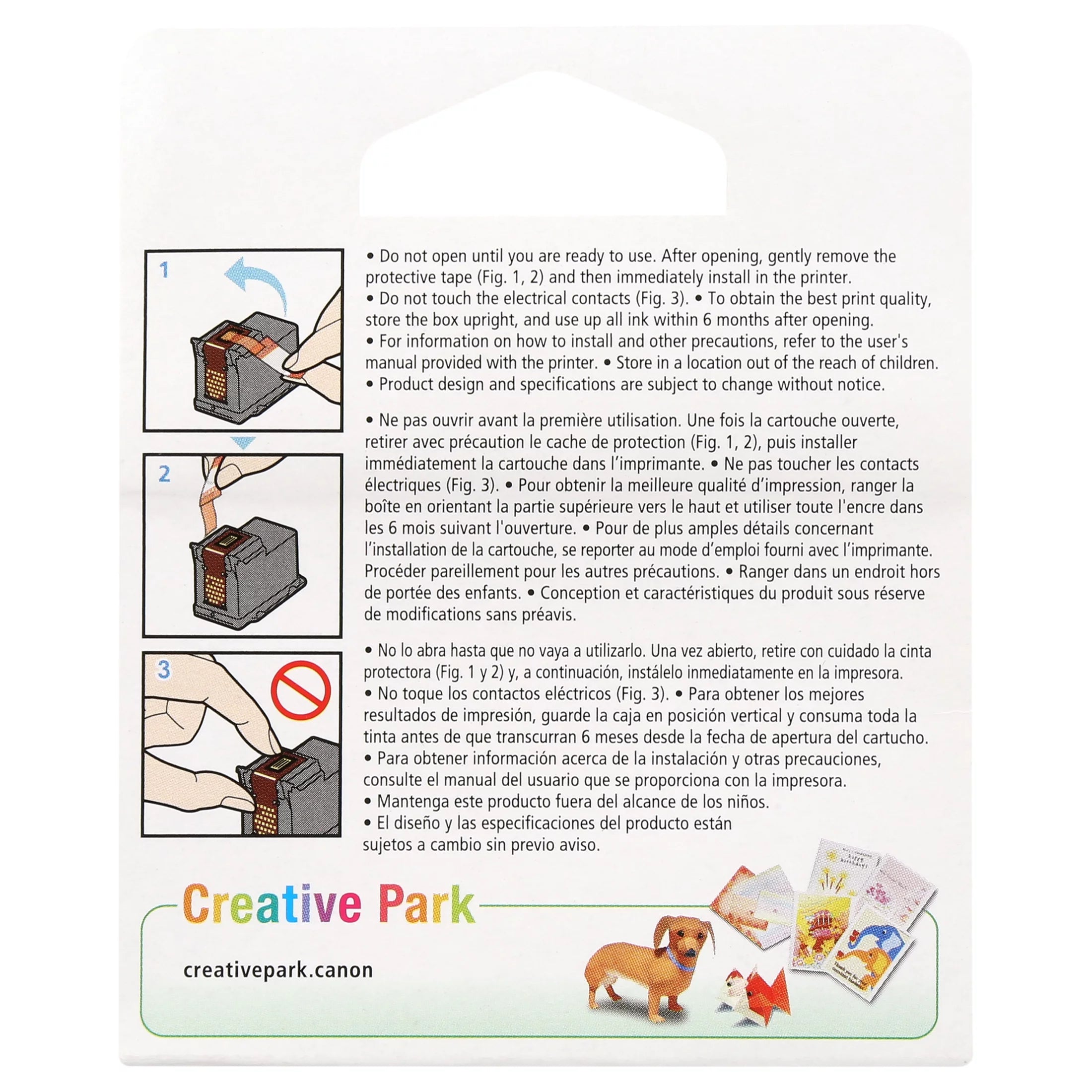 Color Ink Cartridge for Canon Printers S6000