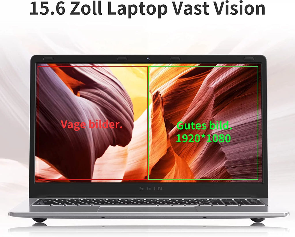 15.6 inch Laptop 4GB RAM 128GB SSD Windows 11 X10419