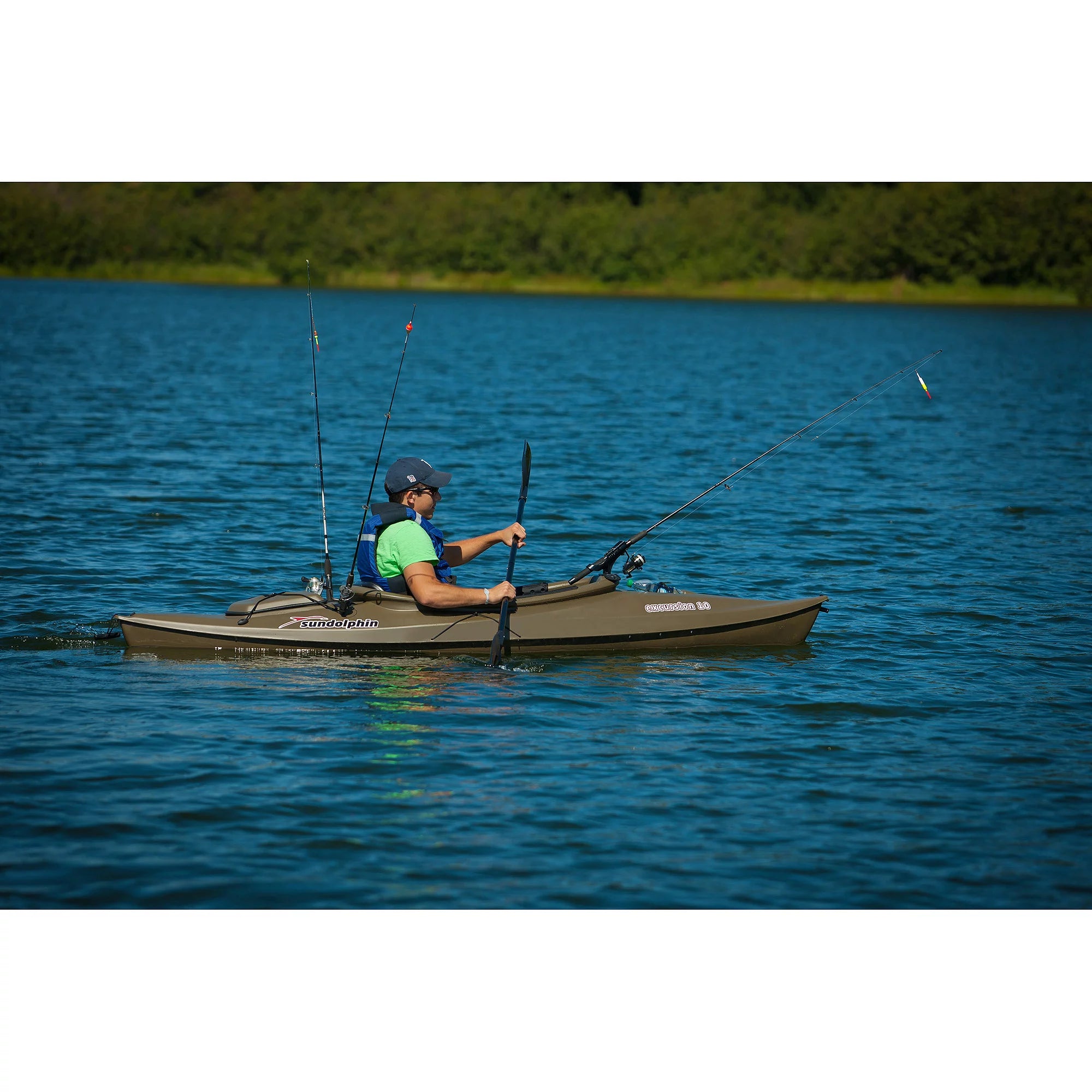 Sit-in Fishing Kayak 10 Ft with Paddle C851368