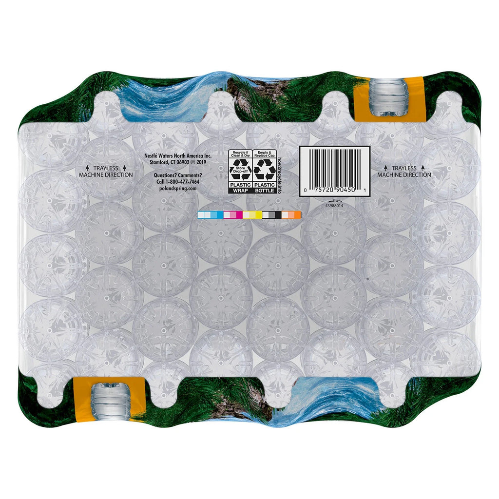 Natural Spring Water, 16.9 Fl Oz, 40 Count Bottles B447