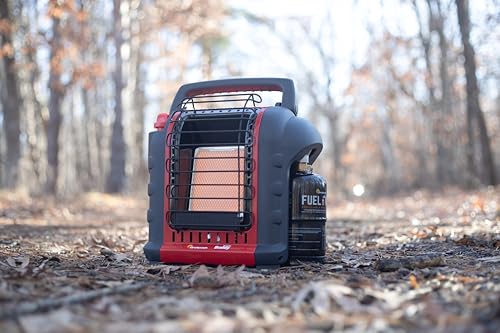 Portable Propane Radiant Heater, 4,000-9,000 BTU Indoor-Safe G8796