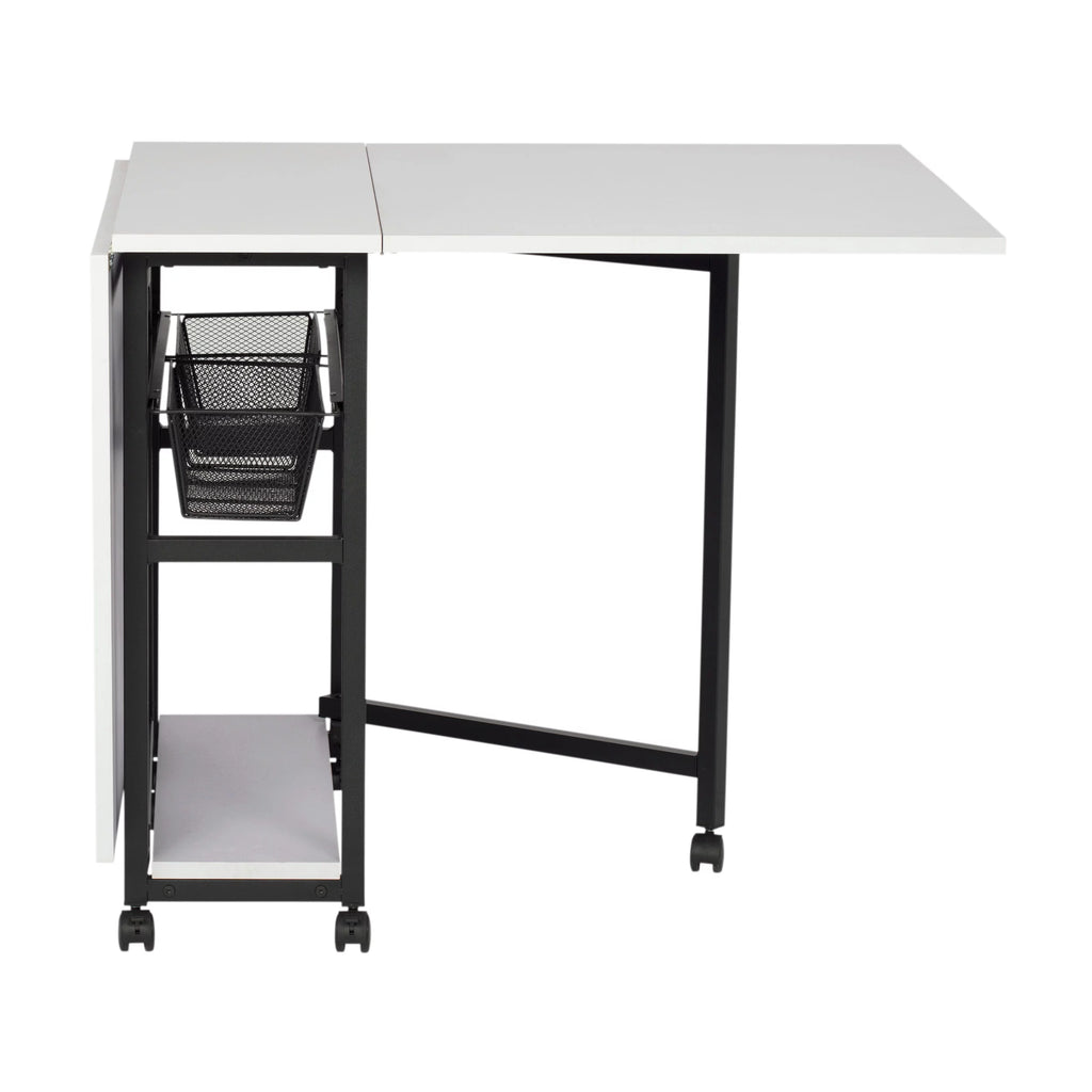 Mobile Fabric Cutting Table with Storage 30" H Q2813
