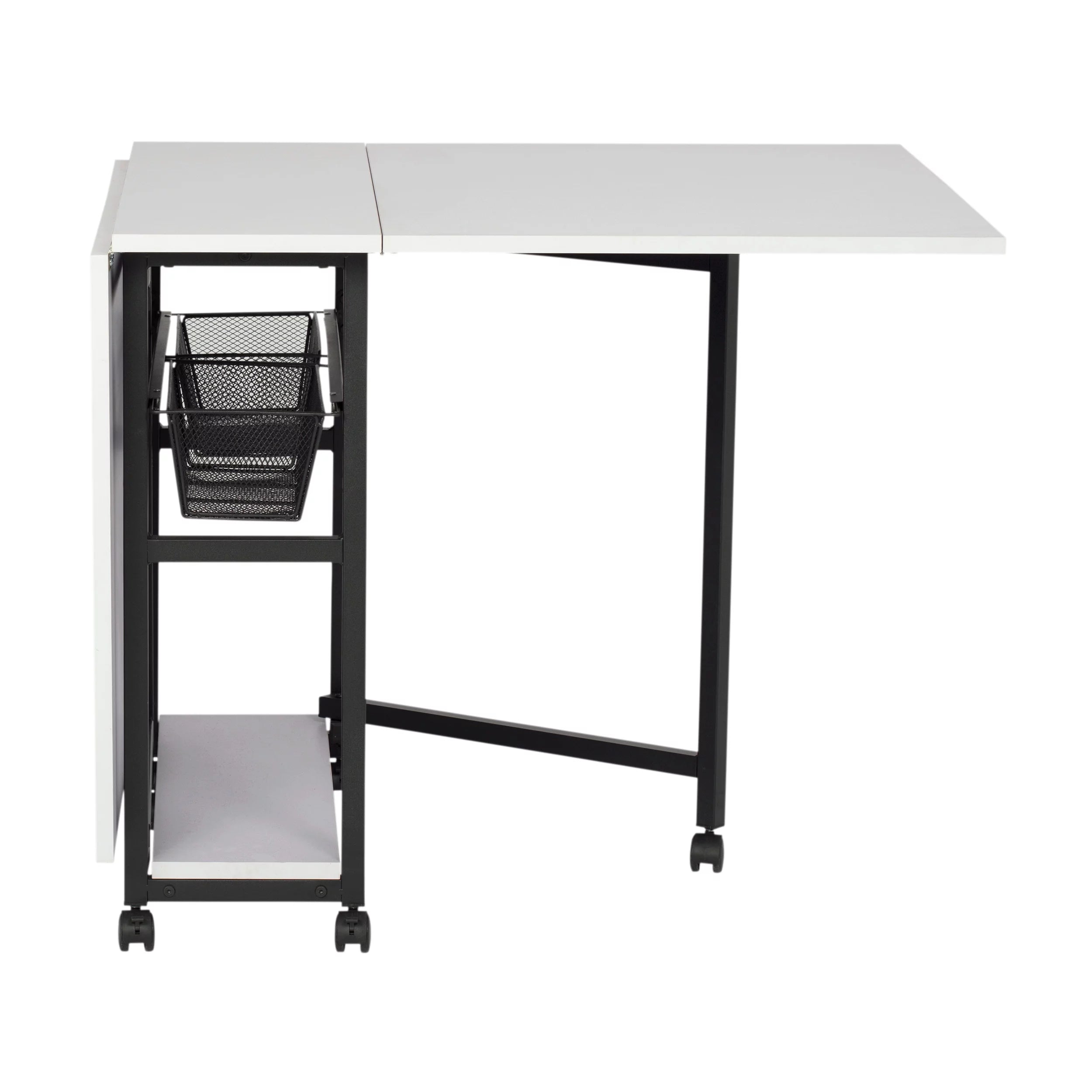 Mobile Fabric Cutting Table with Storage 30" H Q2813