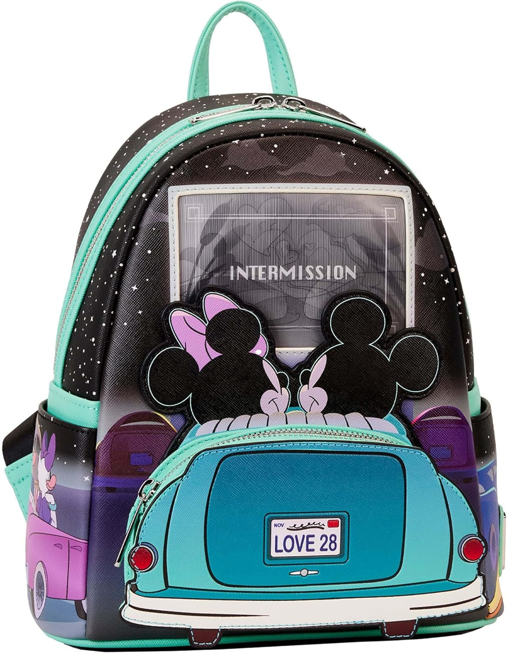 Mickey & Minnie Date Night Drive-In Lenticular Mini Backpack N1373