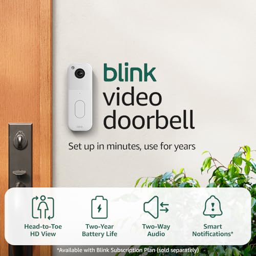 Video Doorbell with HD View, Two-Year Battery Life, and Sync Module P49142