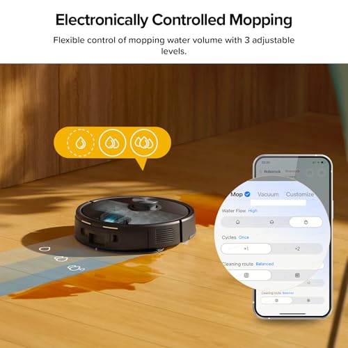 Robot Vacuum with Self-Empty Dock, 5500 Pa Suction, LiDAR Navigation E428049